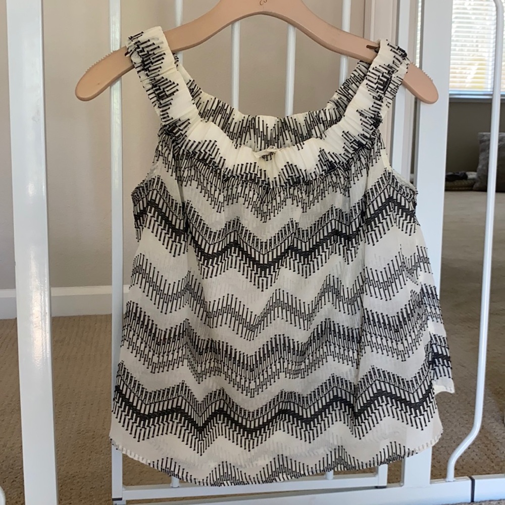 Lou and grey off the shoulder tank